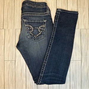 Big STAR Women’s Sweet Skinny Ultra Low Fit Medium Denim Jeans Size 27R